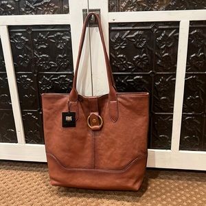 Frye Cognac Ring Tote